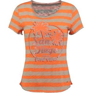 KEYLARGO Dames T-shirt WT SAN Diego Round, Neon Orange-beige (2373), XS