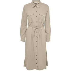 ONLY Onlcaro Ls Linen Bl L Shirt Dress Cc PNT jurk, Oxford tang., XS