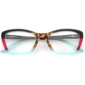 GianMarcoVenturi Leesbril Bari Multicolor Blauw +2.00, blauw, veelkleurig, 2 Diottria