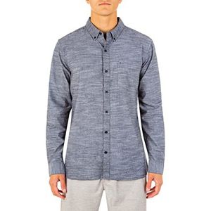 Hurley Heren One & Only Textured Longsleeve Button Up overhemden