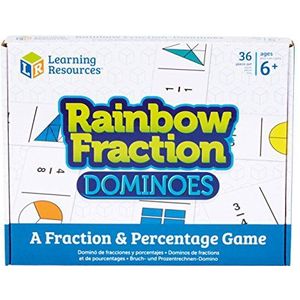 Learning Resources Regenboog Fraction Dominoes 363 Stuk Set