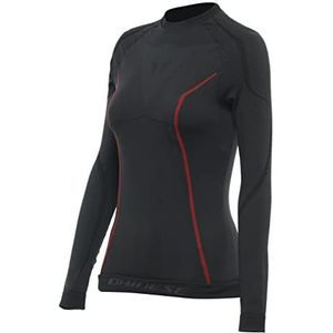 Dainese Thermo LS Lady bovenlaag, zwart/rood, XS/S dames, Zwart/Rood, XS/S