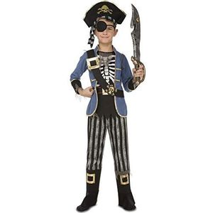 Viving Costumes - Piratenkostuum, skelet, 10-12 A, meerkleurig, 10-12 jaar (204082).