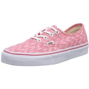 Vans U Authentic Denim Chevron, uniseks low-top sneakers, Veelkleurige Denim Chevron Coral True White, 38 EU