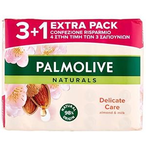 Palmolive - Delicate Care Toilettas Zeep met Amandelmelk - 360 g, 4 stuks