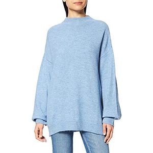 NA-KD Dames gebreide trui met hoge hals, XS