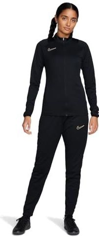 Nike - W Nk Dry Acd Trk Suit - Trainingspak - Zwart - Metallic Goud