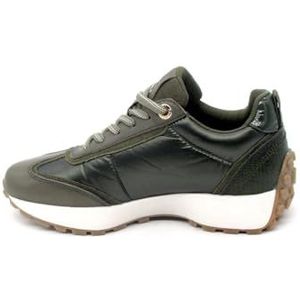 Carmela - Dames sneakers met trekkoord, kleur: zwart, maat: 37, kaki, 39 EU