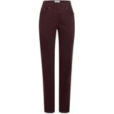 Raphaela by Brax - Style PAMINA - Slip-on Broek - Donkerrood - Slim Fit