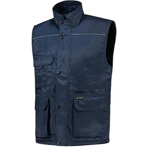 Tricorp 402001 Workwear Industrie functioneel vest, 70% polyester/30% katoen, 250g/m², marineblauw, maat 5XL