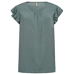 SOYACONCEPT Dames SC-RADIA 161 T-shirt voor dames, groen, X-Large, groen, XL