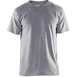 Blaklader 33021033 T-SHIRT 10ER-PACK, grijs gemêleerd, maat S
