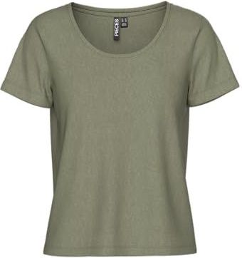 T-shirt - Effen - Jersey - Ronde Hals - Kwartmouw