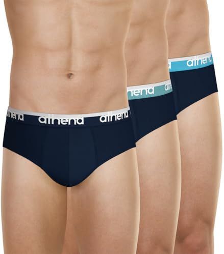 ATHENA - Tonic - Slip - Marineblauw - Katoen - Set van 3