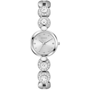 Guess - Stardom GW0757L1 - Horloge - Zilverkleurig - Ø 26 mm