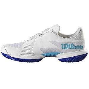 Wilson Kaos Swift 1.5 Clay Herensneakers, Wit Blauw Atoll Lapis Blauw, 39 1/3 EU