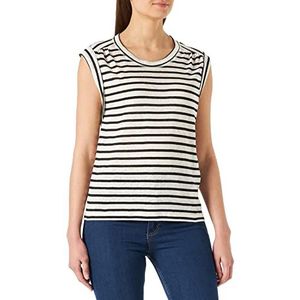 Part Two Petrypw TS T-shirt Relaxed Fit dames, Zwarte streep, M