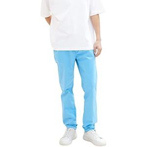 Tom Tailor Denim heren 1027694 Slim chinobroek, 18395 - Rainy Sky Blue, 28W / 36L