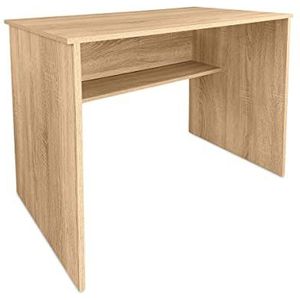 Somnia Computertafel, tafel in Cambrië, praktisch en functioneel, afmetingen: 90 cm (breedte) x 49,5 cm (d) x 77 cm (H), hout, 90 x 49,5 x 77 cm