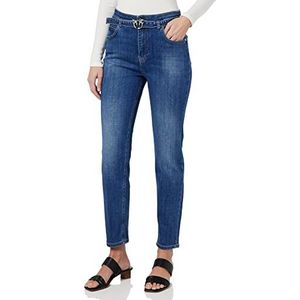 Pinko Susan Skinny Denim Blue Cross Jeans voor dames, Pju_lavaggio Vintage Medio, 31
