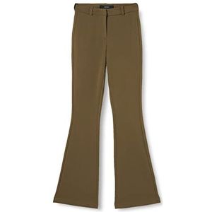 Vero Moda Vmamira Mr Flared Pant Ga Noos Broek dames, ivy-groen, L / 34L