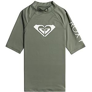 ROXY Rash Vest met korte mouwen HEARTED Meisjes 6-16 Groen 14/XL