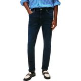 Tommy Hilfiger Mannen Slim Bleecker Calder Blauw Zwart MW0MW41906 Slim, Denim, 28W/30L, Denim (Calder Blauw Zwart), 28W / 30L