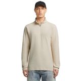 Tweeter Half Zip T-Shirt - Wit - Heren