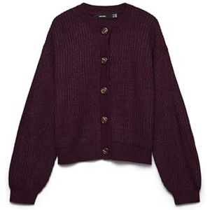 VERO MODA - VMLea - Gebreid Vest - Bourgogne
