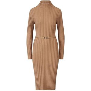 APART Fashion midi-gebreide jurk, camel, 34