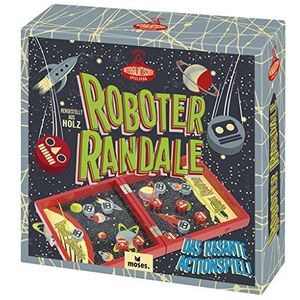 moses. Robot Randale Professor Puzzel, het snelle actiespel van hout, voor 2 spelers vanaf 6 jaar