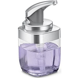 Simplehuman - Zeepdispenser - Transparant - Kunststof - 444 ml