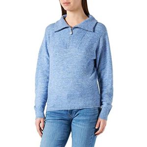 Minus Adeline gebreide trui voor dames, lichtblauw, maat XL
