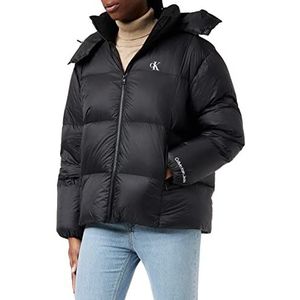Calvin Klein Dames Mw Down Oversized Puffer Down Jackets, Ck Zwart, L, zwart., L