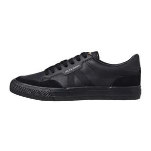 JACK & JONES Jfwmorden Pu Combo 2.5 Sneakers voor heren, antraciet, zwart, lichtgrijs, geel, 43 EU