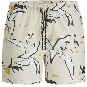 JACK & JONES JUNIOR - Zwemshort - Blauw - Elastische Tailleband - Katoen