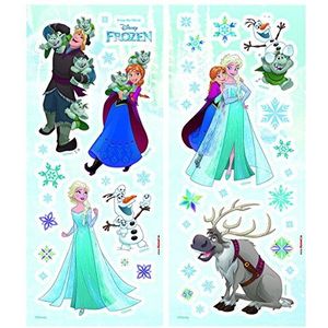 Komar Disney Deco Sticker Frozen | 14 x 33 cm | Muurtattoo, muurschildering, muursticker, muursticker, muursticker, ijskoningin, Elsa, Anna, prinsessen, kinderkamer | 14803