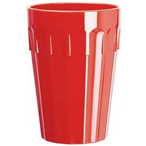 Olympia Kristallon Polycarbonaat Tumbler Rood - 260ml 9oz (Doos 12)