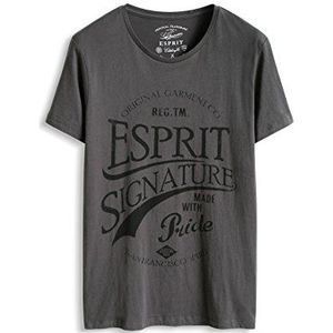 Esprit T-shirt voor heren met logo-print-regular fit