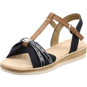 Tom Tailor 7470160002 sandalen, marineblauw, 36 EU, Donkerblauw, 36 EU