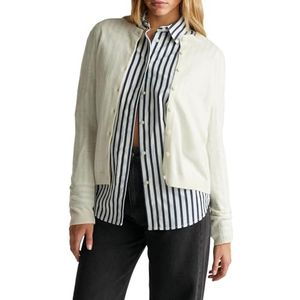 United Colors of Benetton Gebreid vest voor dames, Wit, M