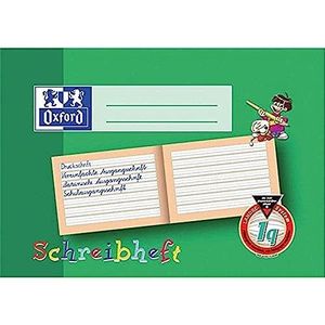 Oxford Schrijfboek, A5 dwars, liniatuur 1q (1e klasse), 16 vellen, 10 stuks