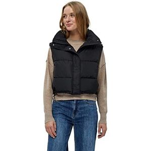Desires Dames Kenza Puffer Vest, Zwart, XXL