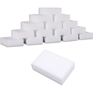 Magische sponzen reinigingsgum, 50 stuks melamine spons schuimpads, multifunctionele huishoudelijke reiniging keuken schotel spons voor meubels, badkamer, bad, gootsteen, vloer, plint, muur reiniger