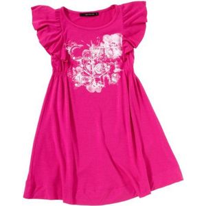 Calvin Klein Jeans meisjes knielange jurk CGW124 J8Q08, roze (450 Hot Pink), 140