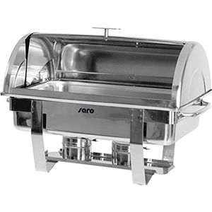 Saro 213-4070 Chafing Dish met roldeksel, 1/1 GN, DENNIS, roestvrij staal, b 650 x d 370 x h 450 mm