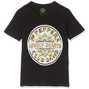 T-Shirt # L Black Femmina # Sgt Pepper