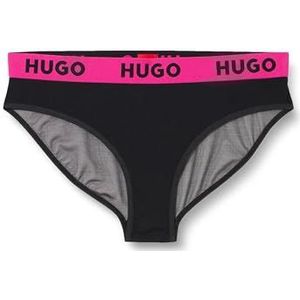 HUGO Dames Casual S Kort, Black3., XL