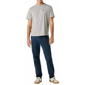 Pepe Jeans Heren Contrast Connor T-Shirt, Grijs (Marl Grey), XS, Grijs (Marl Grijs), XS