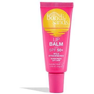 Bondi Sands - Lippenbalsem SPF 50+ Wild Strawberry - hydraterende lippenbalsem met SPF 50 voor geavanceerde bescherming tegen de zon, 10 g
